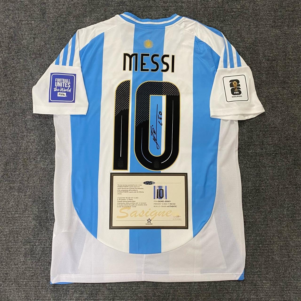 Lionel Messi SIGNED - Argentina 2025 Home Jersey/Shirt - PRINTED AUTOGRAPH