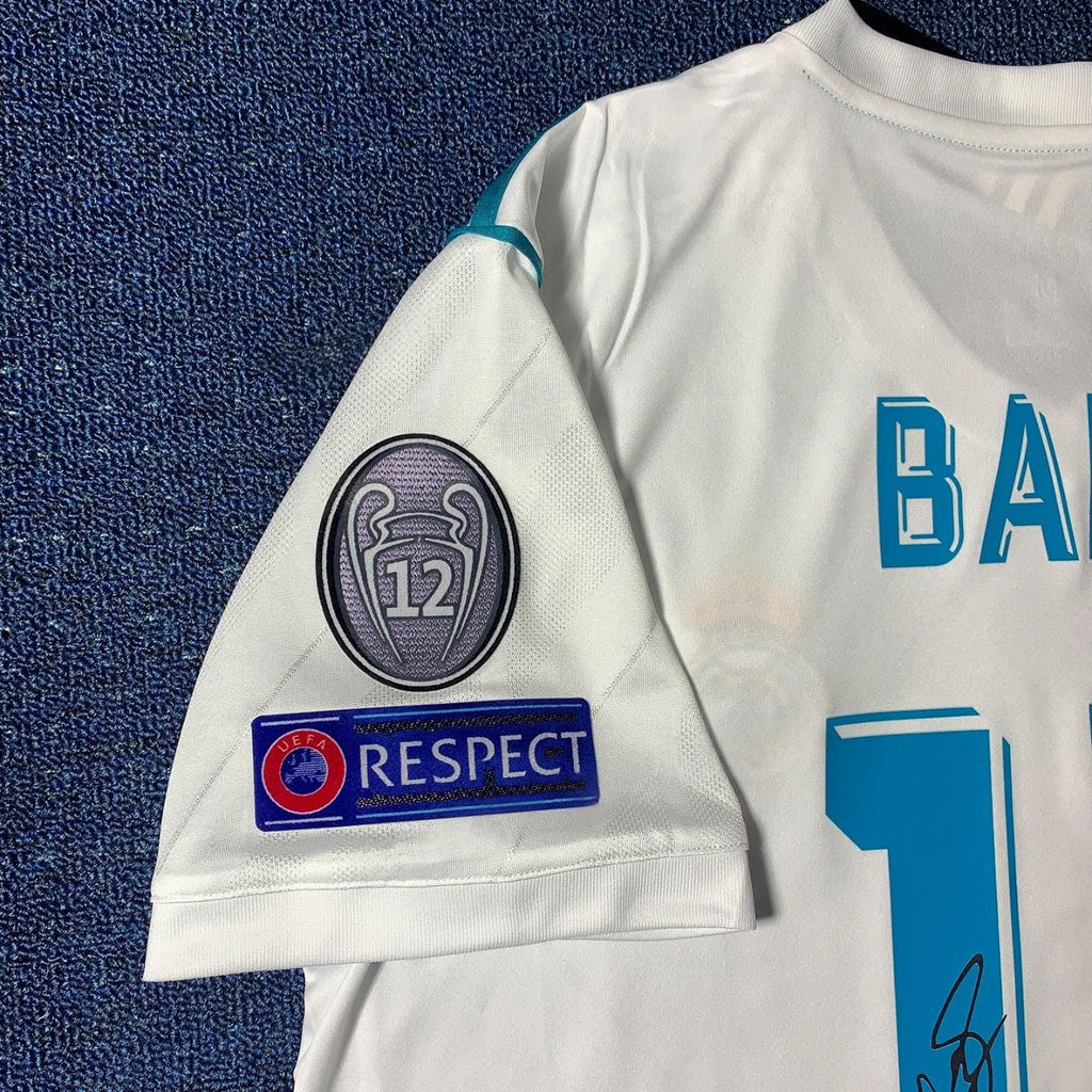 Gareth Bale SIGNED - Real Madrid 17/18 Home Jersey/Shirt - PRINTED AUTOGRAPH