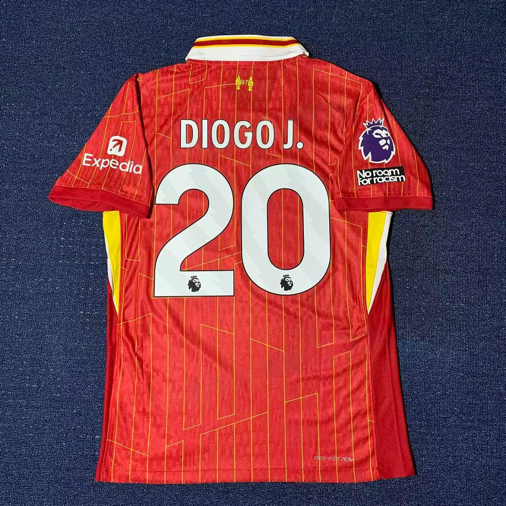 Diogo Jota SIGNED - Liverpool 24/25 Home Jersey/Shirt - PRINTED AUTOGRAPH
