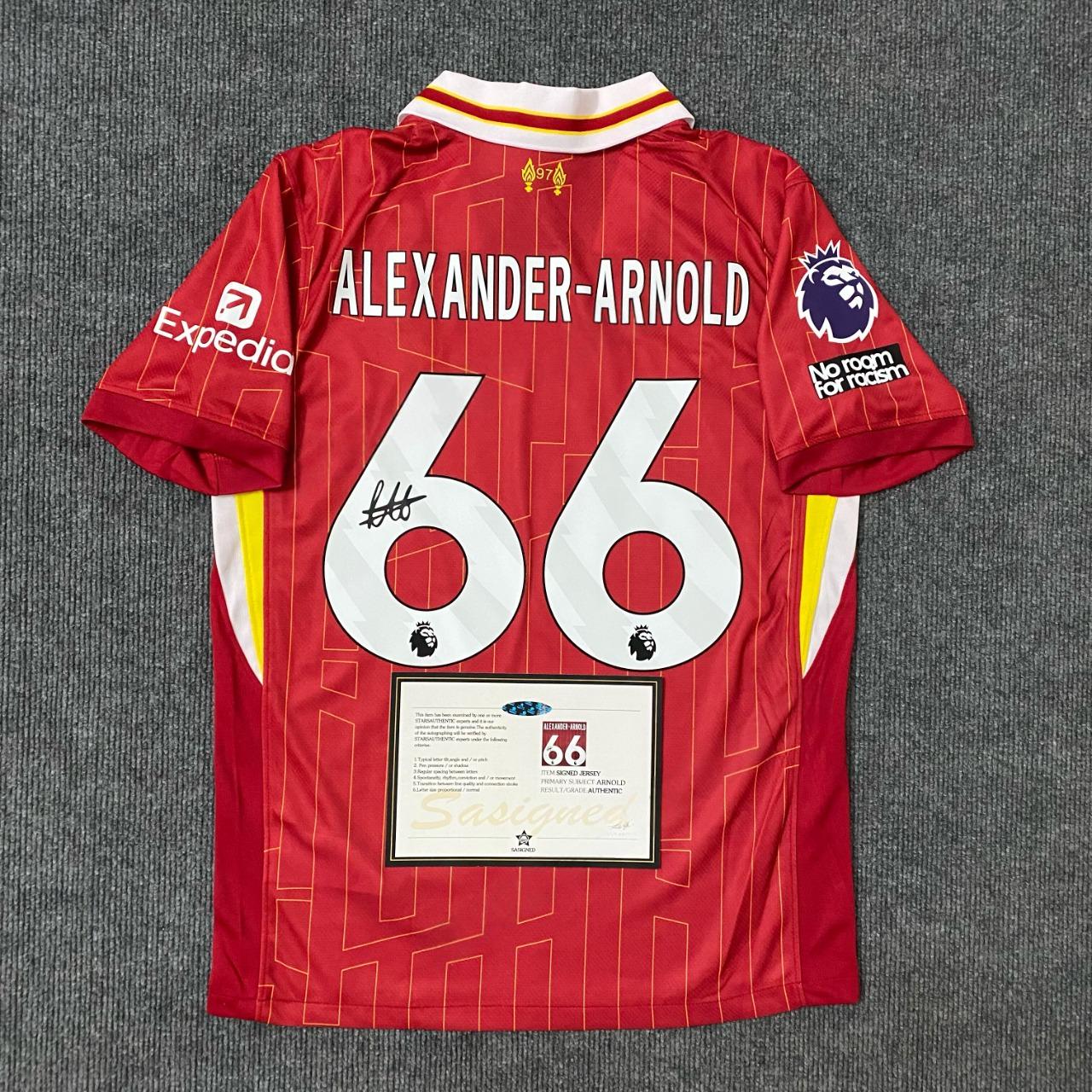 Trent Alexander-Arnold SIGNED - Liverpool 24/25 Home Jersey/Shirt - PRINTED AUTOGRAPH