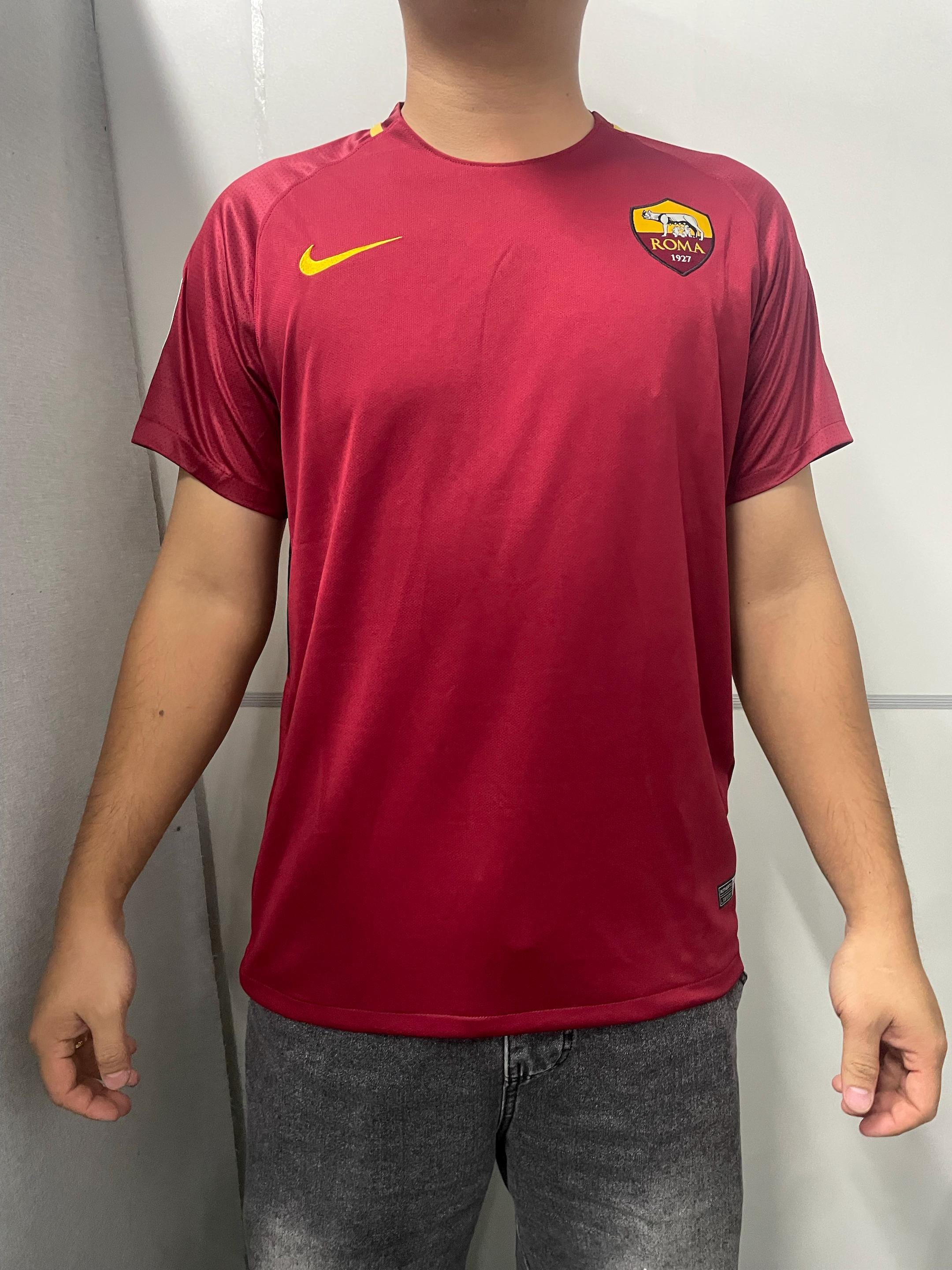 Francesco Totti SIGNED - Roma 17/18 Home Jersey/Shirt - PRINTED AUTOGRAPH