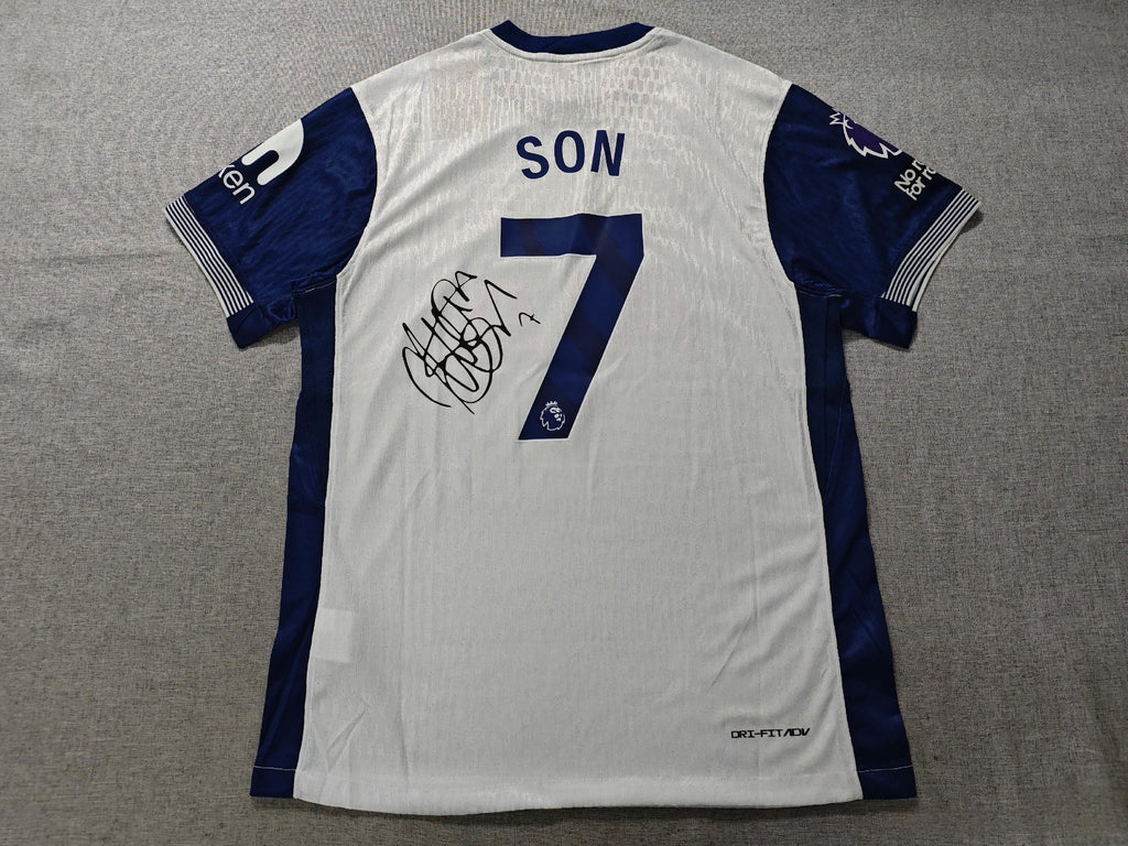 Heung-Min Son Signed - Tottenham H. 24/25 Home Jersey/Shirt - Printed Autograph