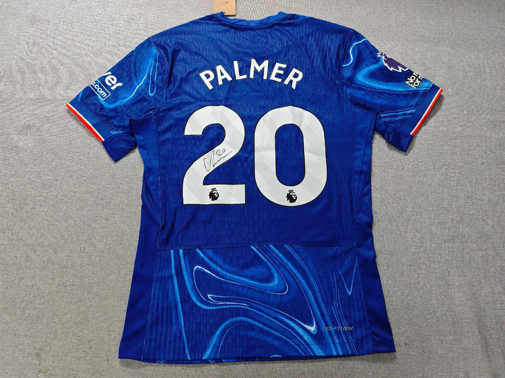 Cole Palmer SIGNED - Chelsea 24/25 Fan Ed. Home Jersey/Shirt - PRINTED AUTOGRAPH
