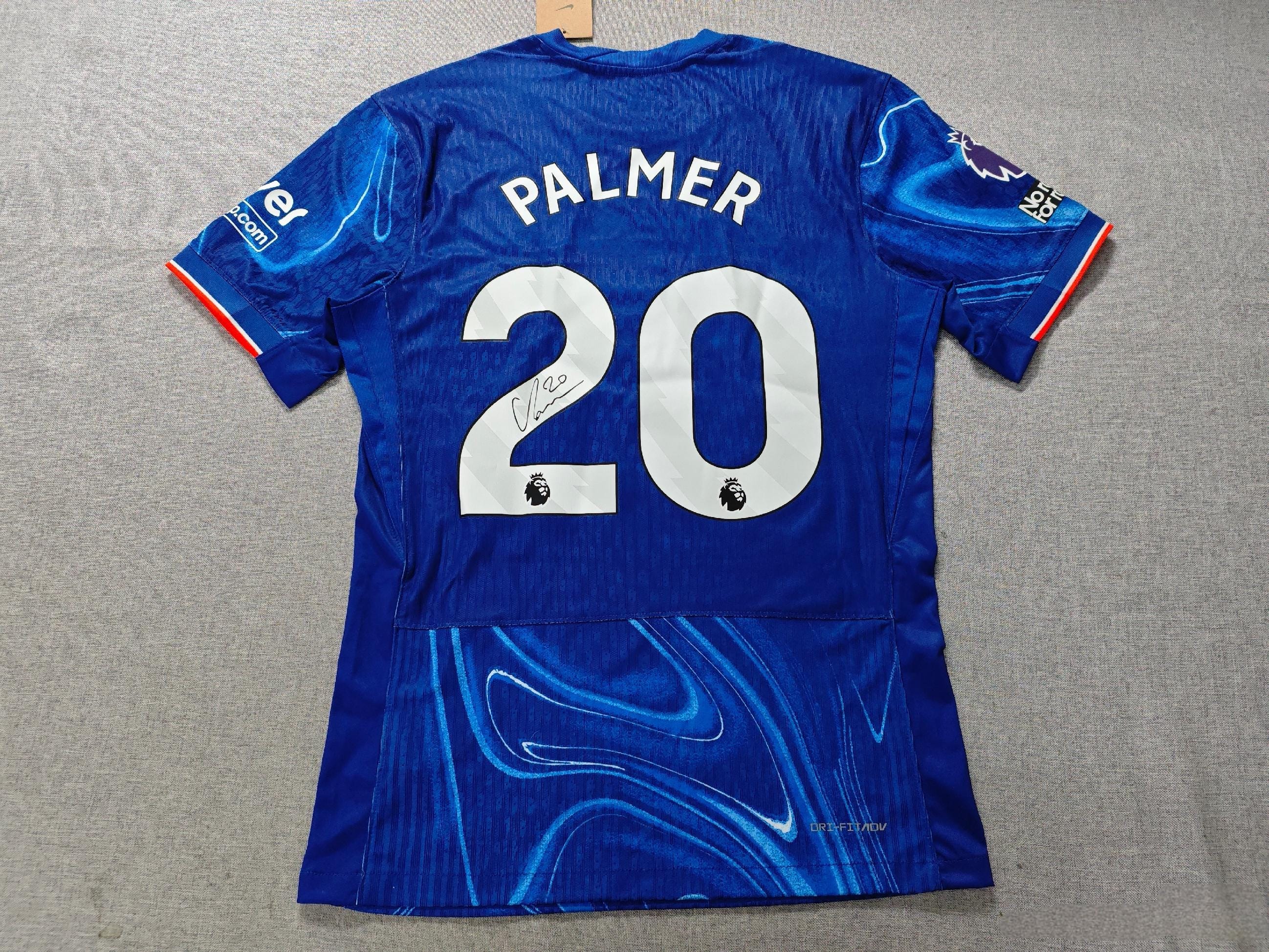 Cole Palmer SIGNED - Chelsea 24/25 Fan Ed. Home Jersey/Shirt - PRINTED AUTOGRAPH