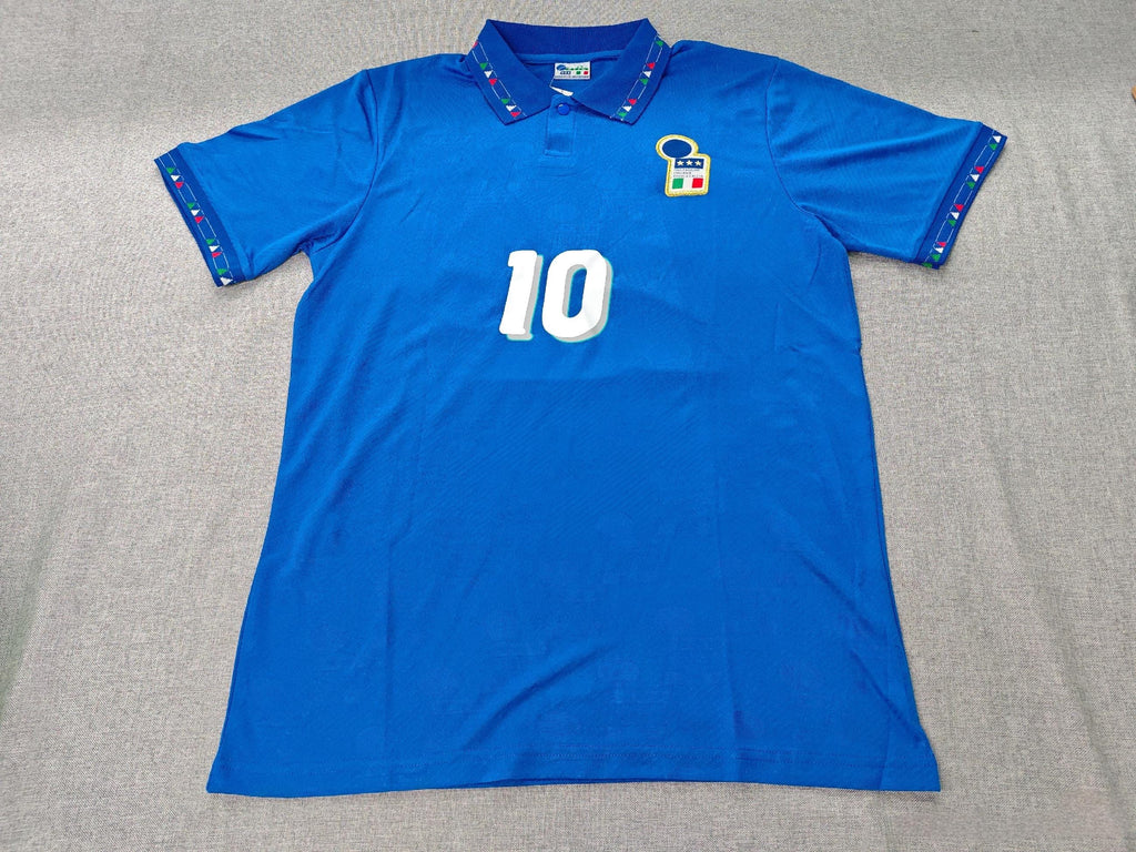 Roberto Baggio SIGNED - Italy 1994 Home Jersey/Shirt - PRINTED AUTOGRAPH