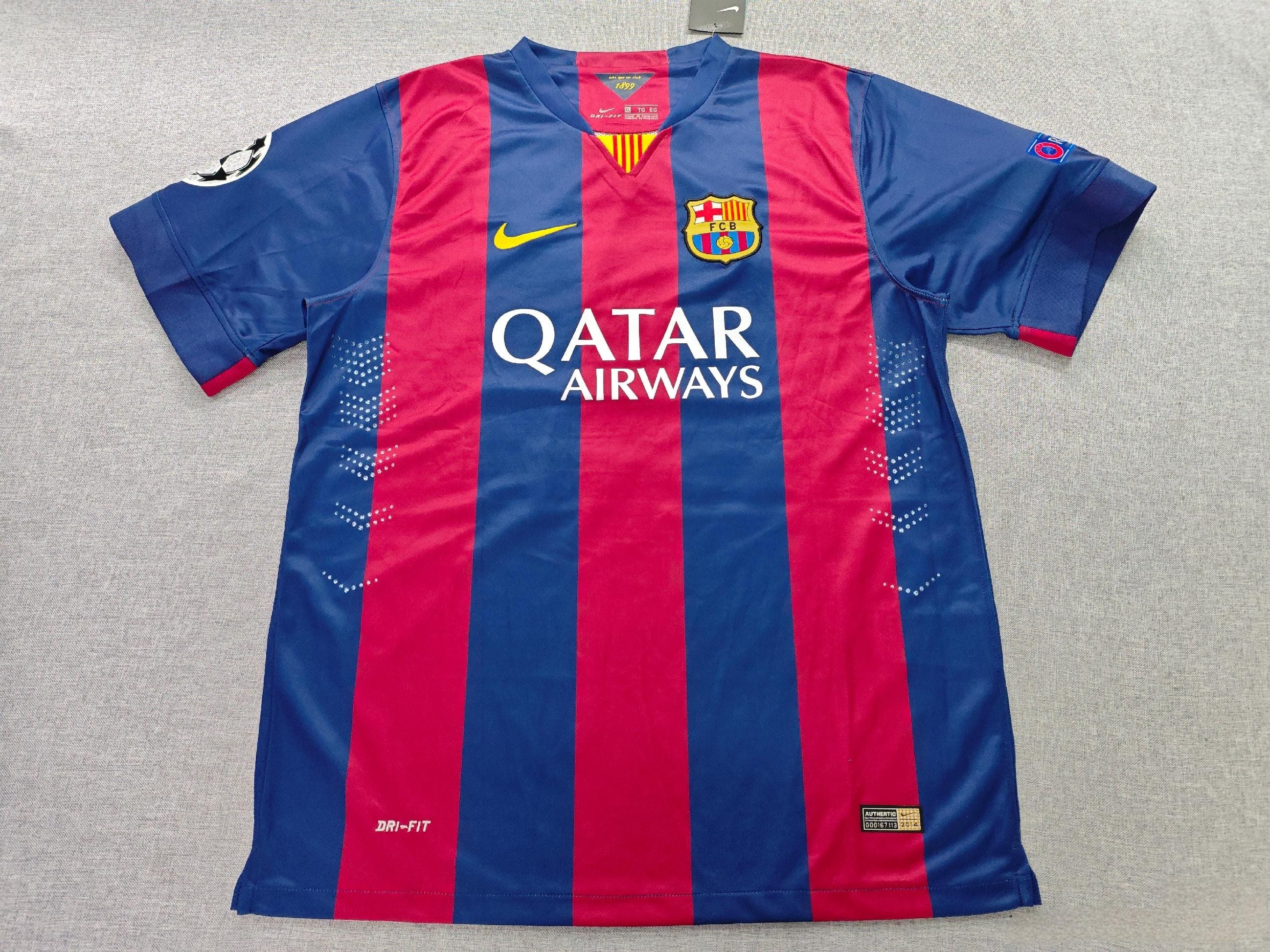 Lionel Messi SIGNED - Barcelona 14/15 Home Jersey/Shirt - PRINTED AUTOGRAPH