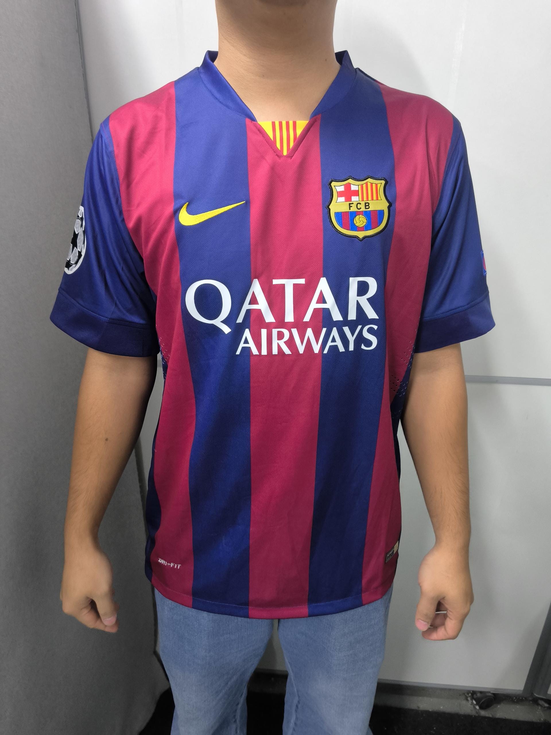 Lionel Messi SIGNED - Barcelona 14/15 Home Jersey/Shirt - PRINTED AUTOGRAPH