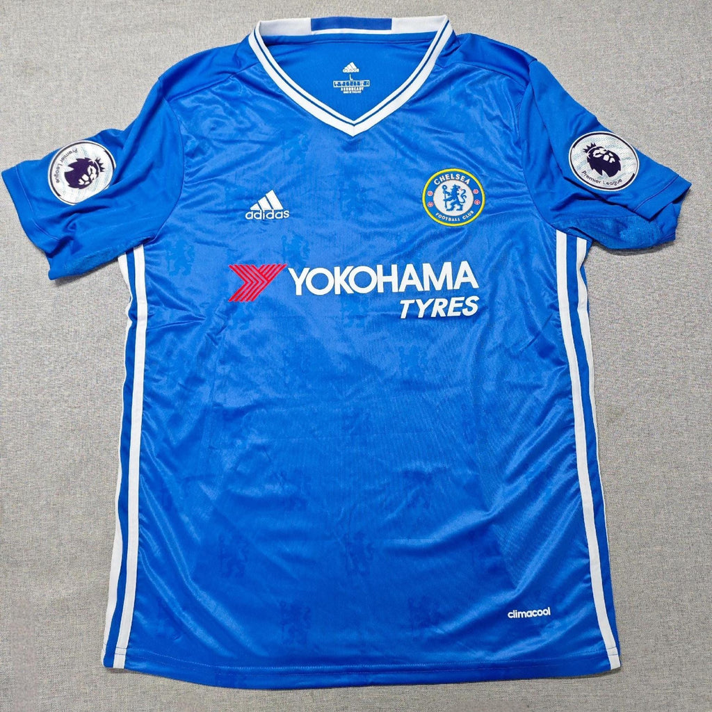 Eden Hazard SIGNED - Chelsea 16/17 Home Jersey/Shirt - PRINTED AUTOGRAPH