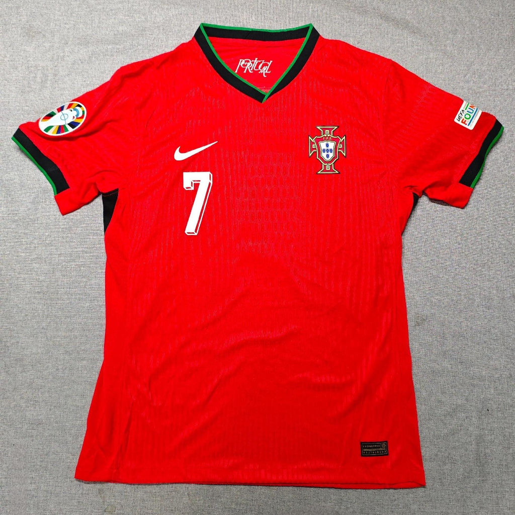 C. Ronaldo Signed - Portugal Euro 2024 Home Jersey/Shirt - Printed Autograph
