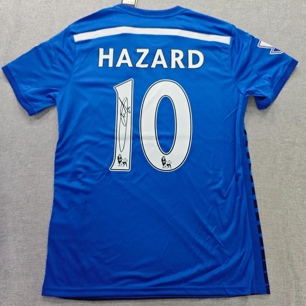 Eden Hazard SIGNED - Chelsea 14/15 Home Jersey/Shirt - PRINTED AUTOGRAPH