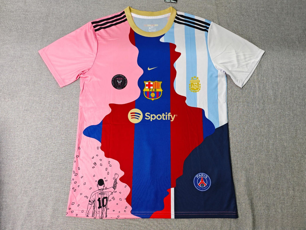 Lionel Messi SIGNED - Career Journey 2025 Home Jersey/Shirt - PRINTED AUTOGRAPH