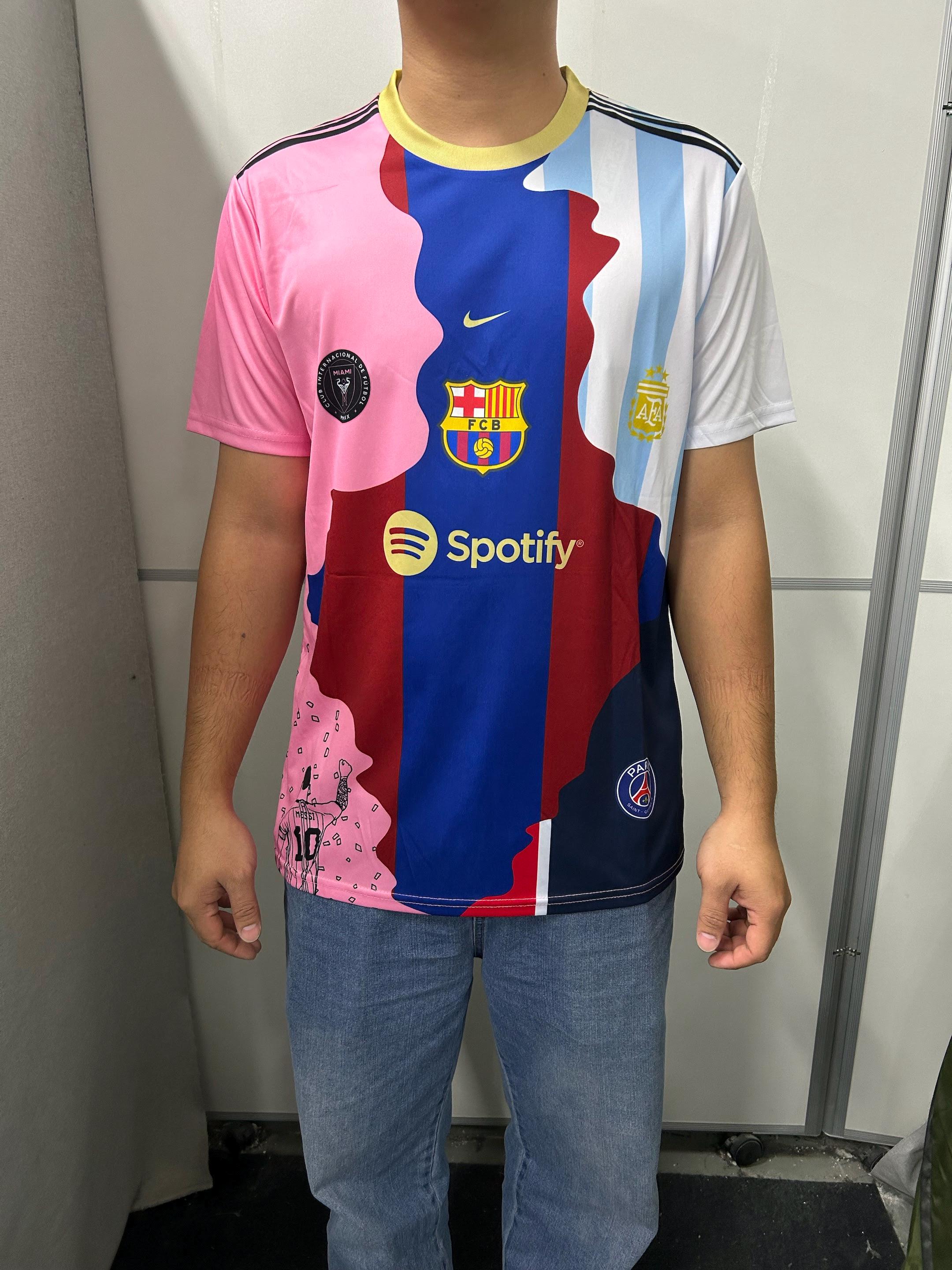 Lionel Messi SIGNED - Career Journey 2025 Home Jersey/Shirt - PRINTED AUTOGRAPH