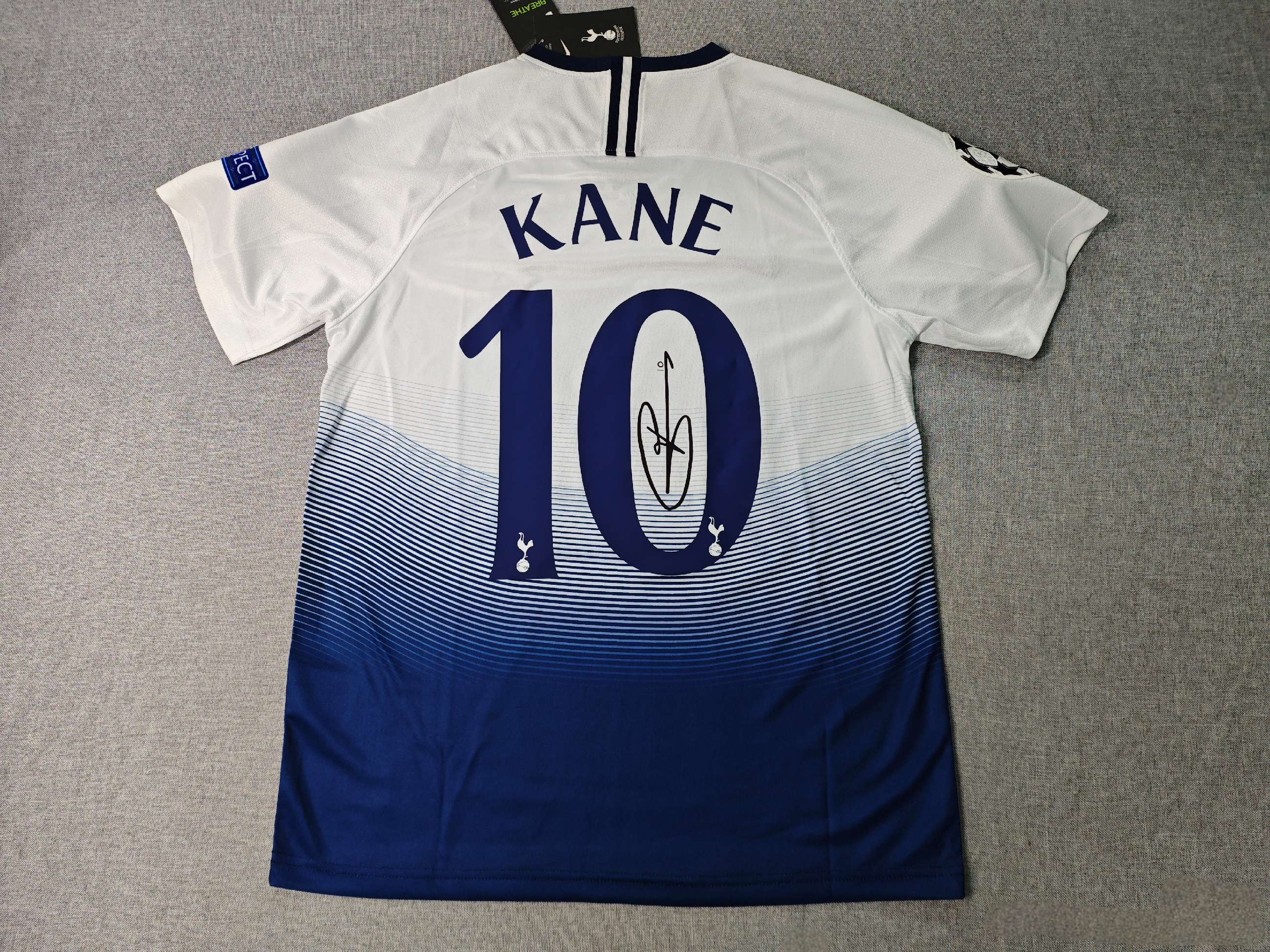 HARRY KANE | TOTTENHAM H. 18/19 HOME DISPLAY JERSEY | PRINTED SIGNATURE